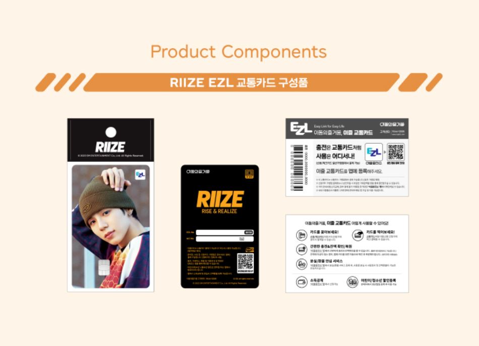 RIIZE - EZL TRANSIT CARD (GET A GUITAR) Nolae