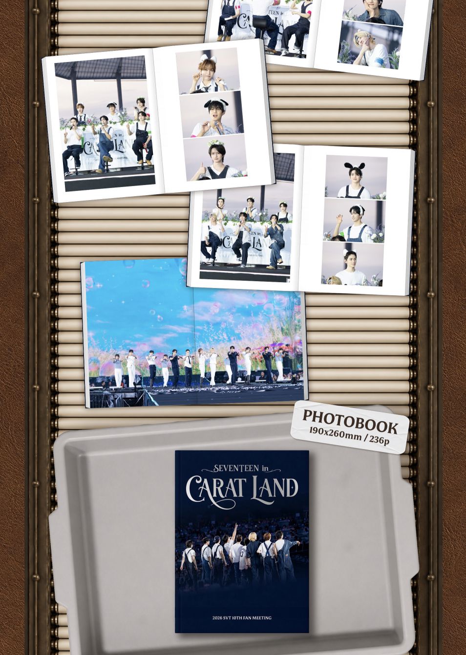 SEVENTEEN - 2026 SVT 10TH FAN MEETING SEVENTEEN IN CARAT LAND (MEMORY BOOK+) Nolae