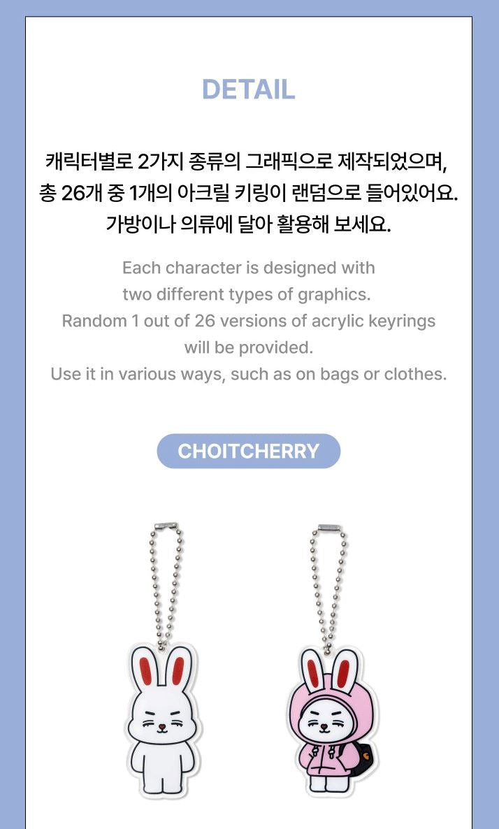 SEVENTEEN - ACRYLIC KEYRING LUCKY DRAW ('MINITEEN' MD) Nolae