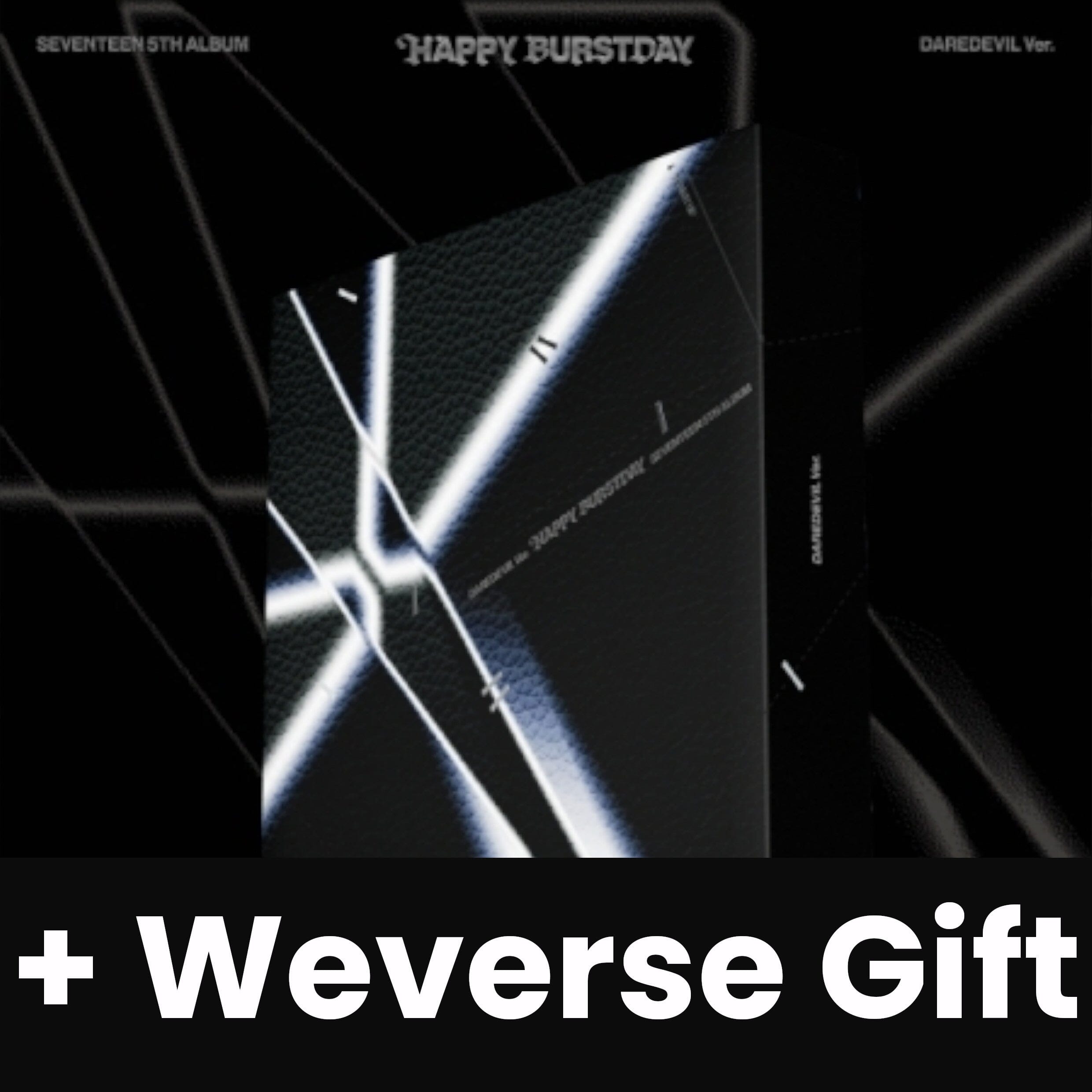 SEVENTEEN - HAPPY BURSTDAY (DAREDEVIL VER.) + Weverse Gift Nolae