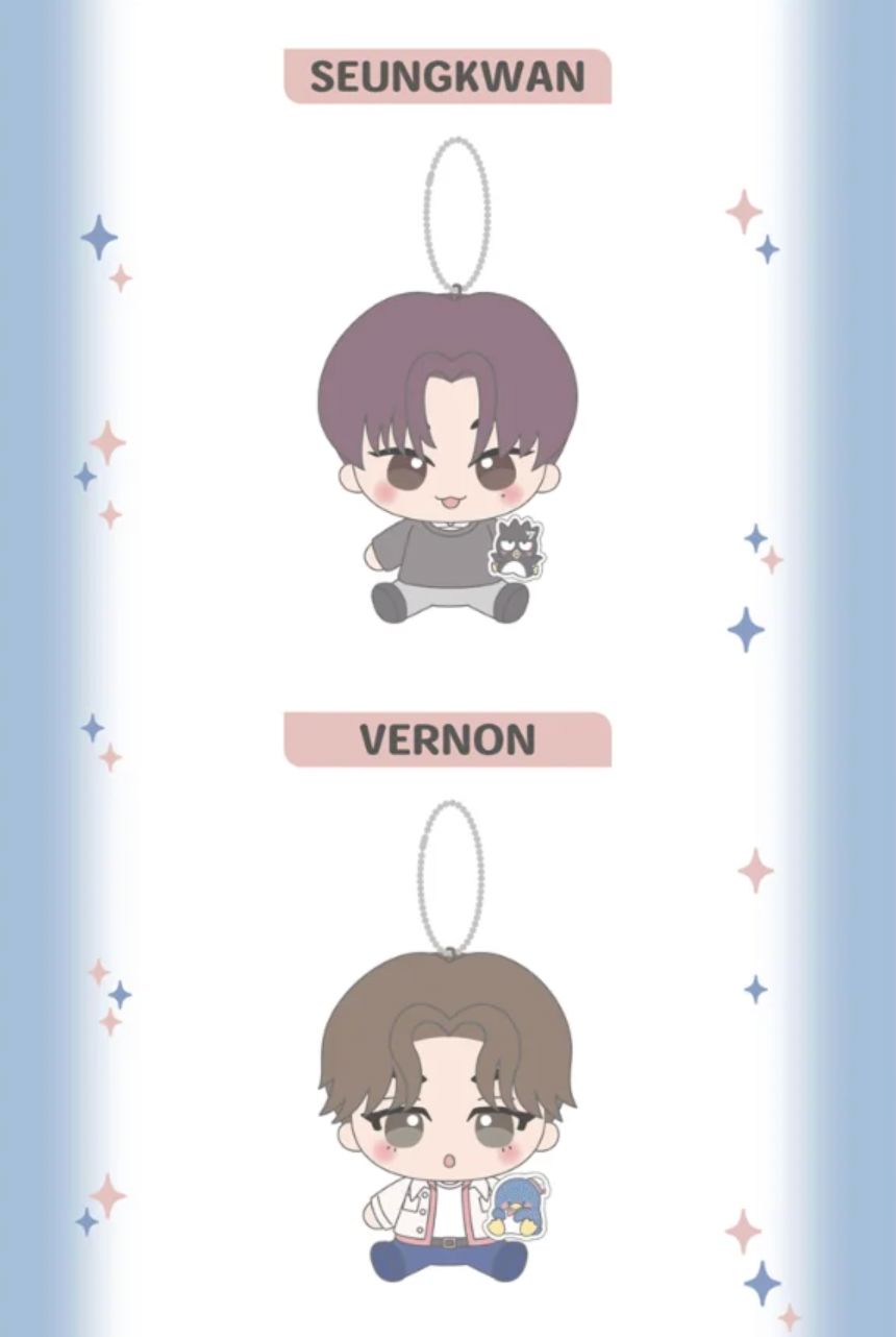 SEVENTEEN - MASCOT KEYCHAIN (SEVENTEEN X SANRIO CHARACTER OFFICIAL MD) Nolae