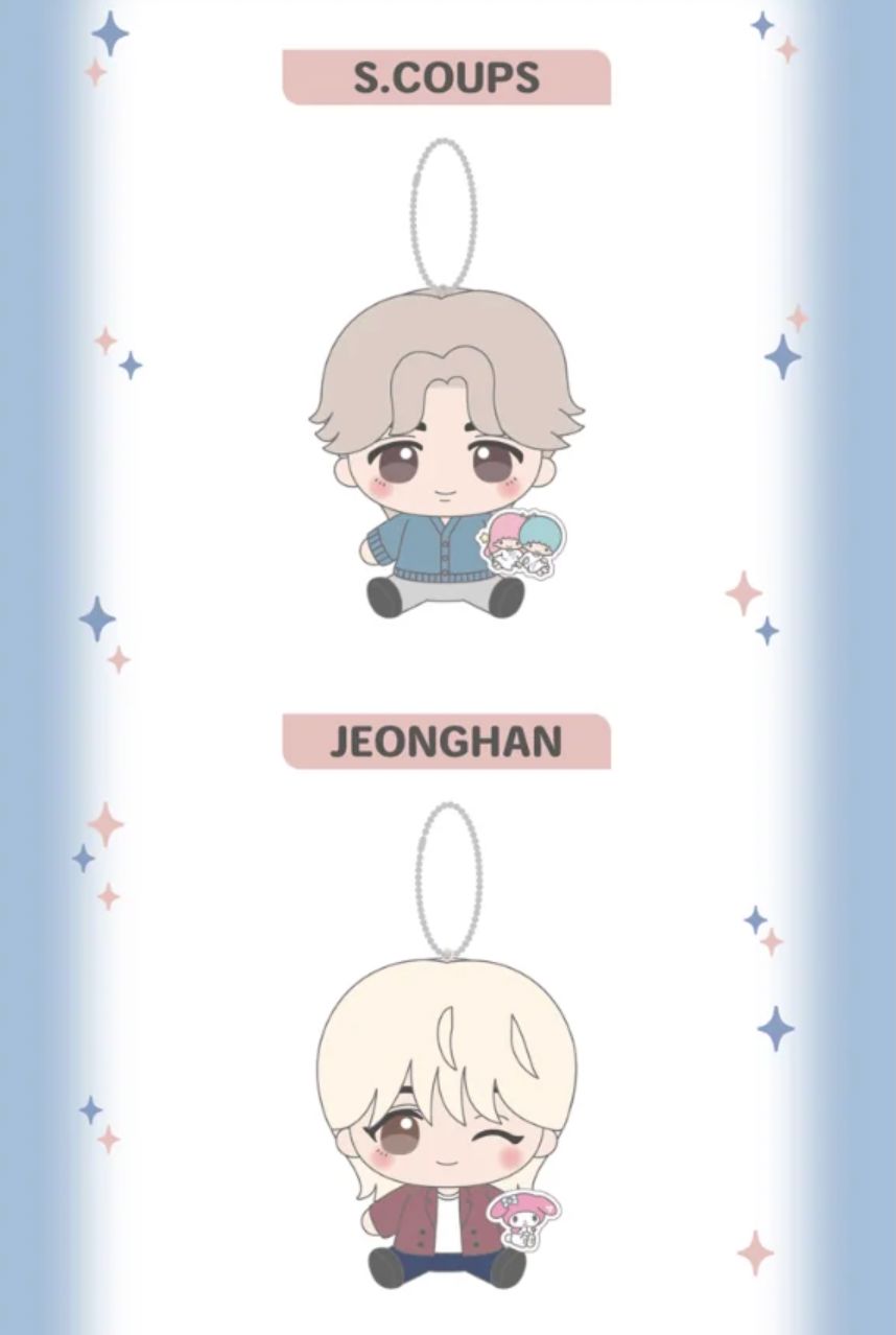 SEVENTEEN - MASCOT KEYCHAIN (SEVENTEEN X SANRIO CHARACTER OFFICIAL MD)