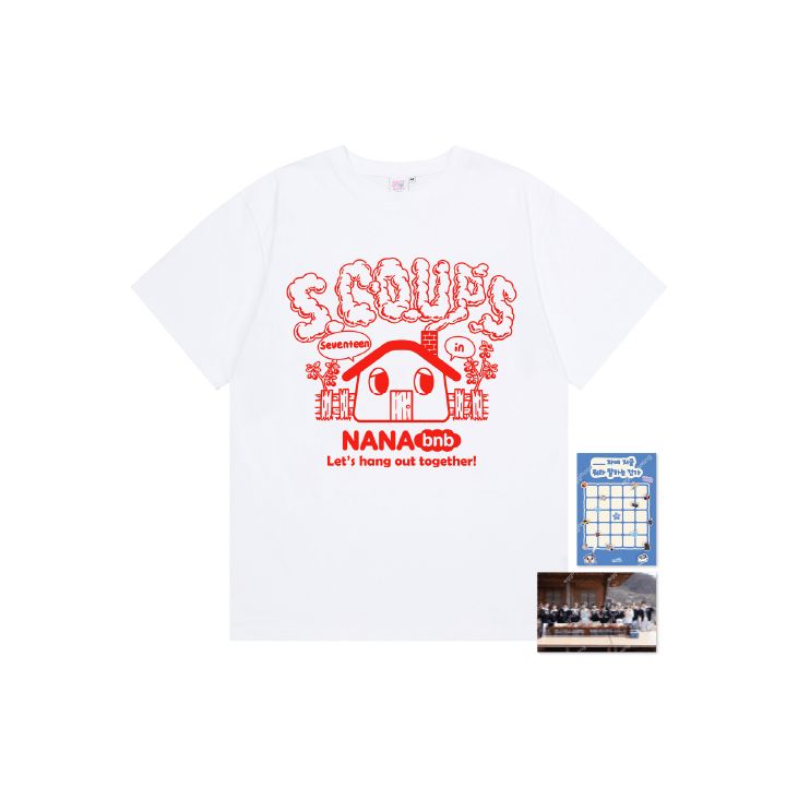 SEVENTEEN - T-SHIRT ('NANA BNB WITH SEVENTEEN' OFFICIAL MD) Nolae