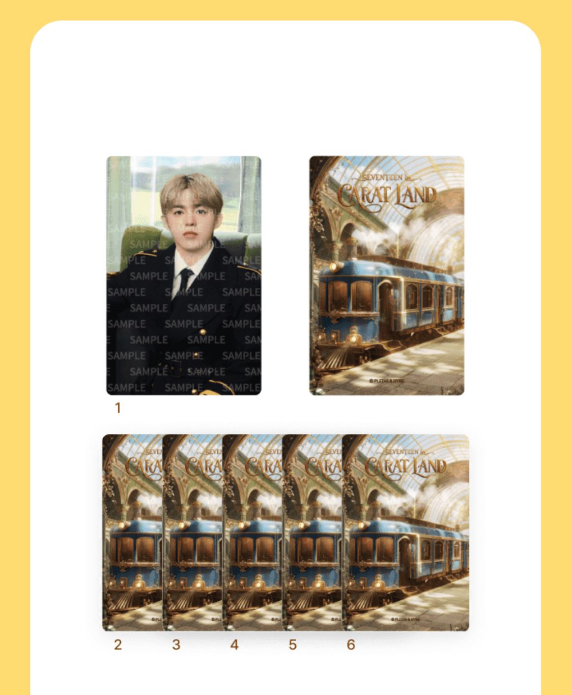 SEVENTEEN - TRADING CARD SET (2026 SVT 10TH FAN MEETING 'SEVENTEEN in CARAT LAND') Nolae