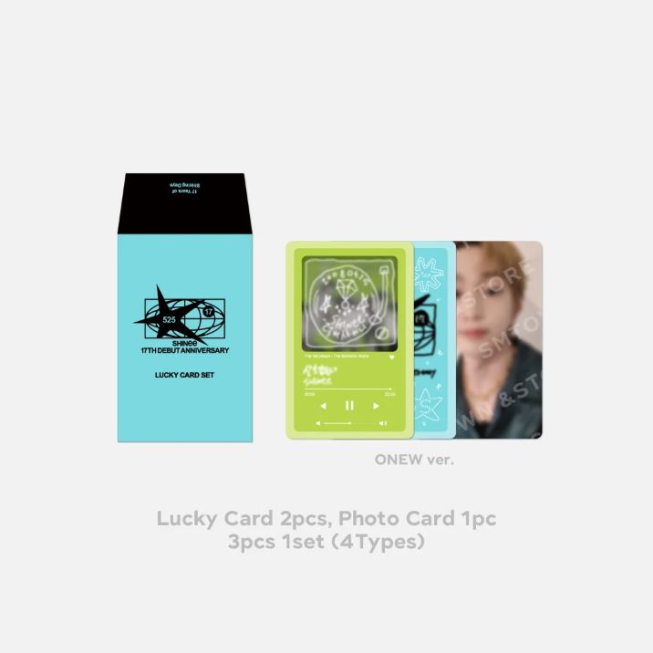 SHINEE - LUCKY CARD (17TH ANNIVERSARY OFFICIAL MD) Nolae