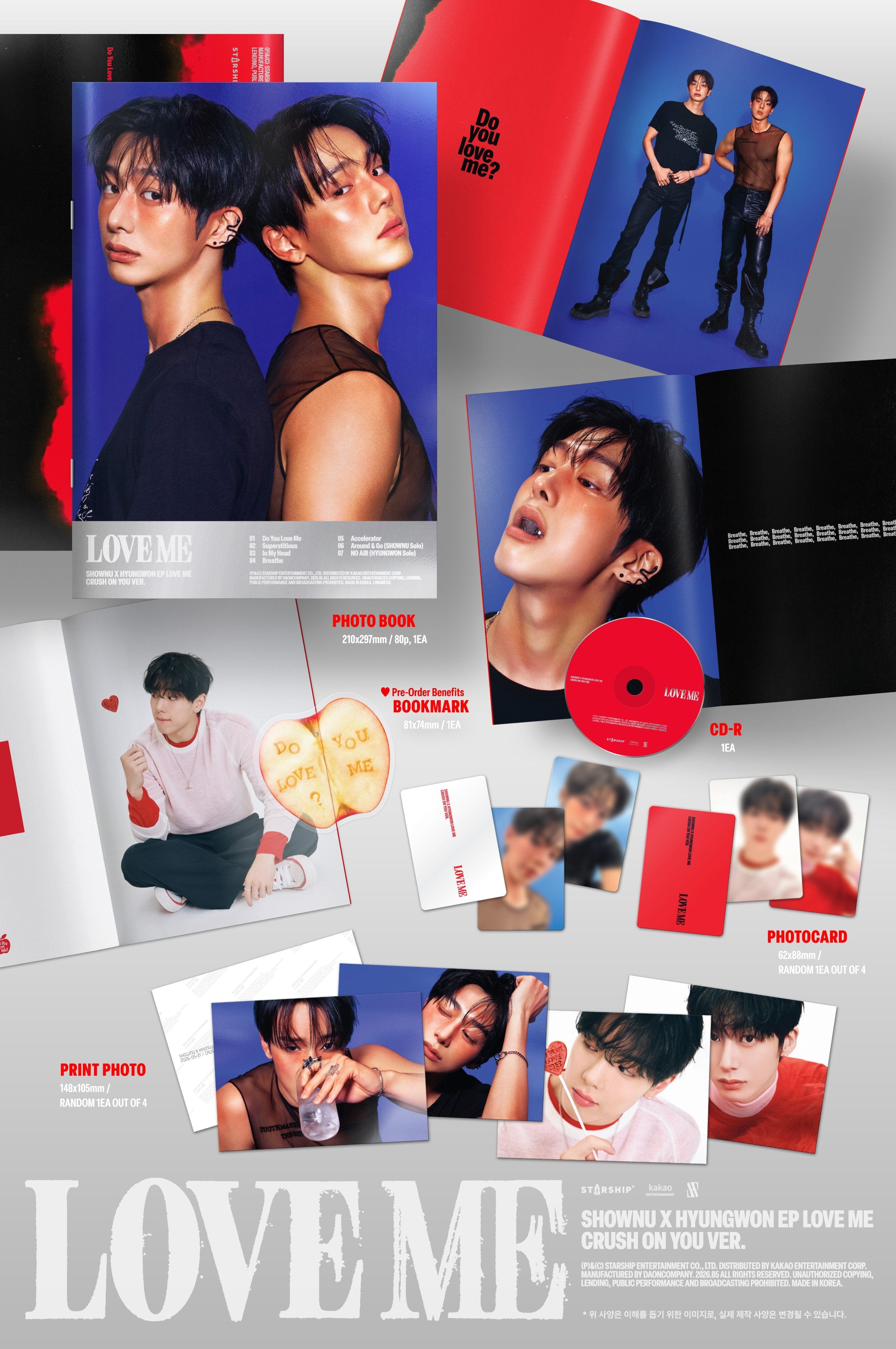 SHOWNU X HYUNGWON (MONSTA X) - LOVE ME Nolae