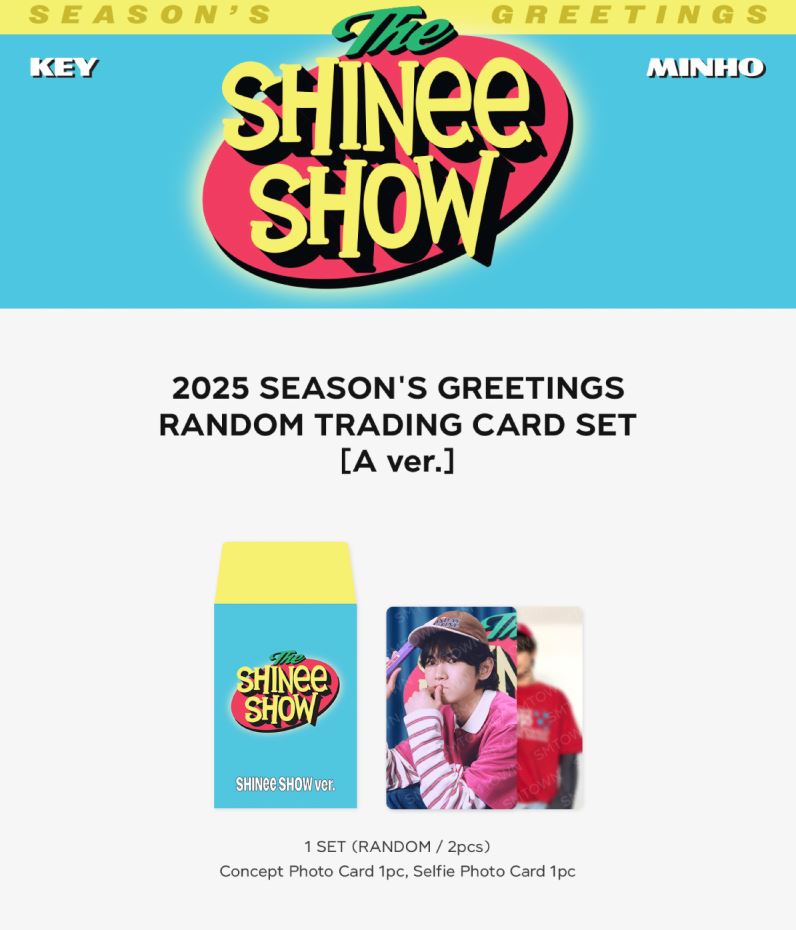 SM ARTISTS - RANDOM TRADING CARD SET (2025 SEASON’S GREETINGS OFFICIAL MD) Nolae