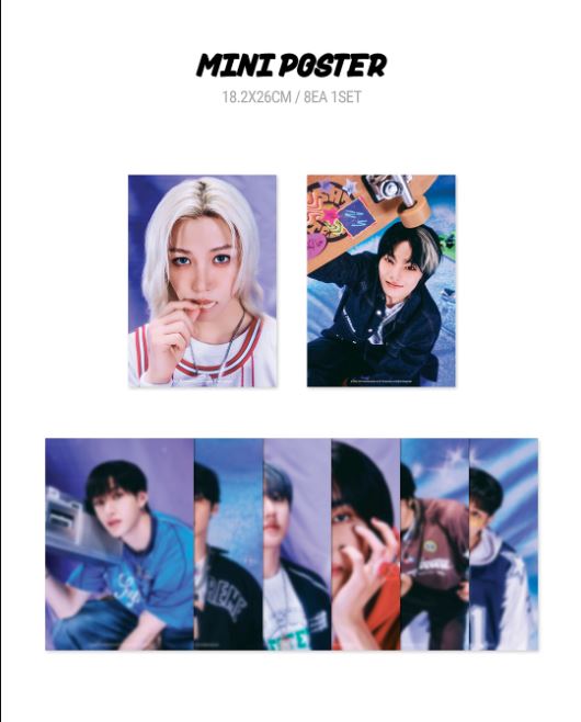 STRAY KIDS - 2025 SEASON'S GREETINGS (THE STREET KIDS) + JYP SHOP Photocard Set Nolae