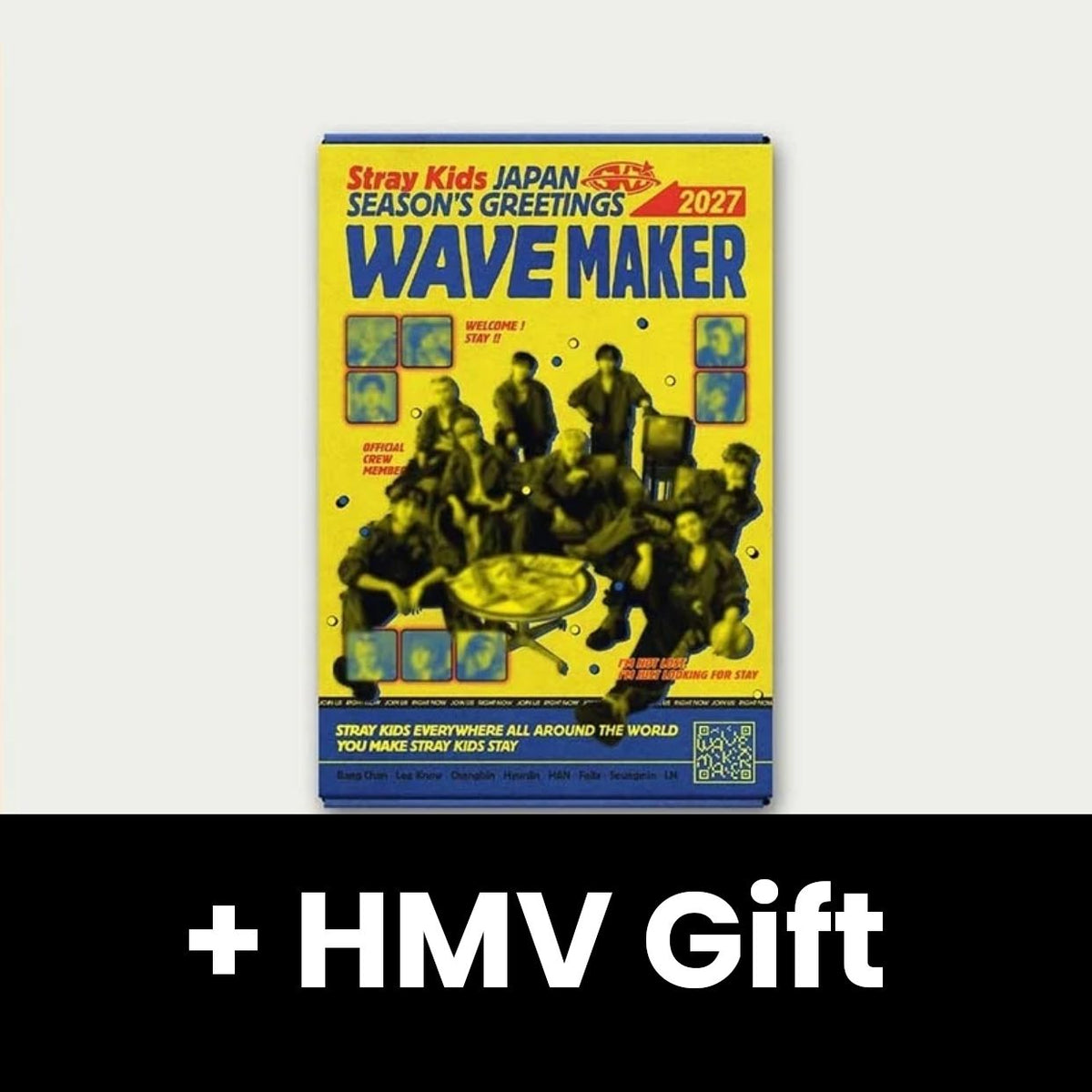 STRAY KIDS - 2027 JAPAN SEASON'S GREETINGS (WAVE MAKER) + HMV Gift Nolae