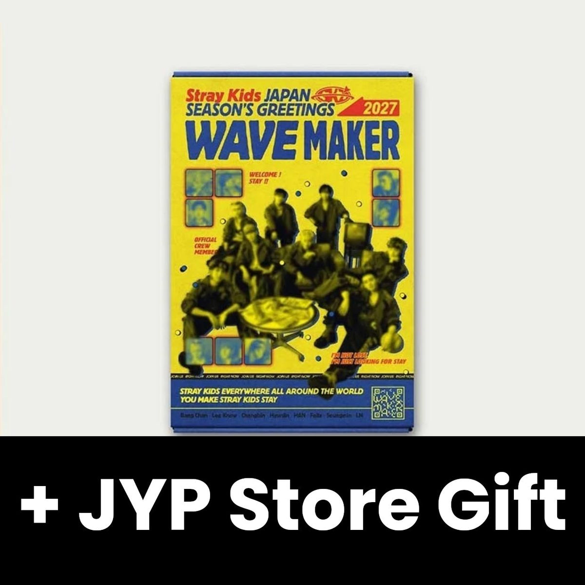 STRAY KIDS - 2027 JAPAN SEASON'S GREETINGS (WAVE MAKER) + JYP Store Gift Nolae