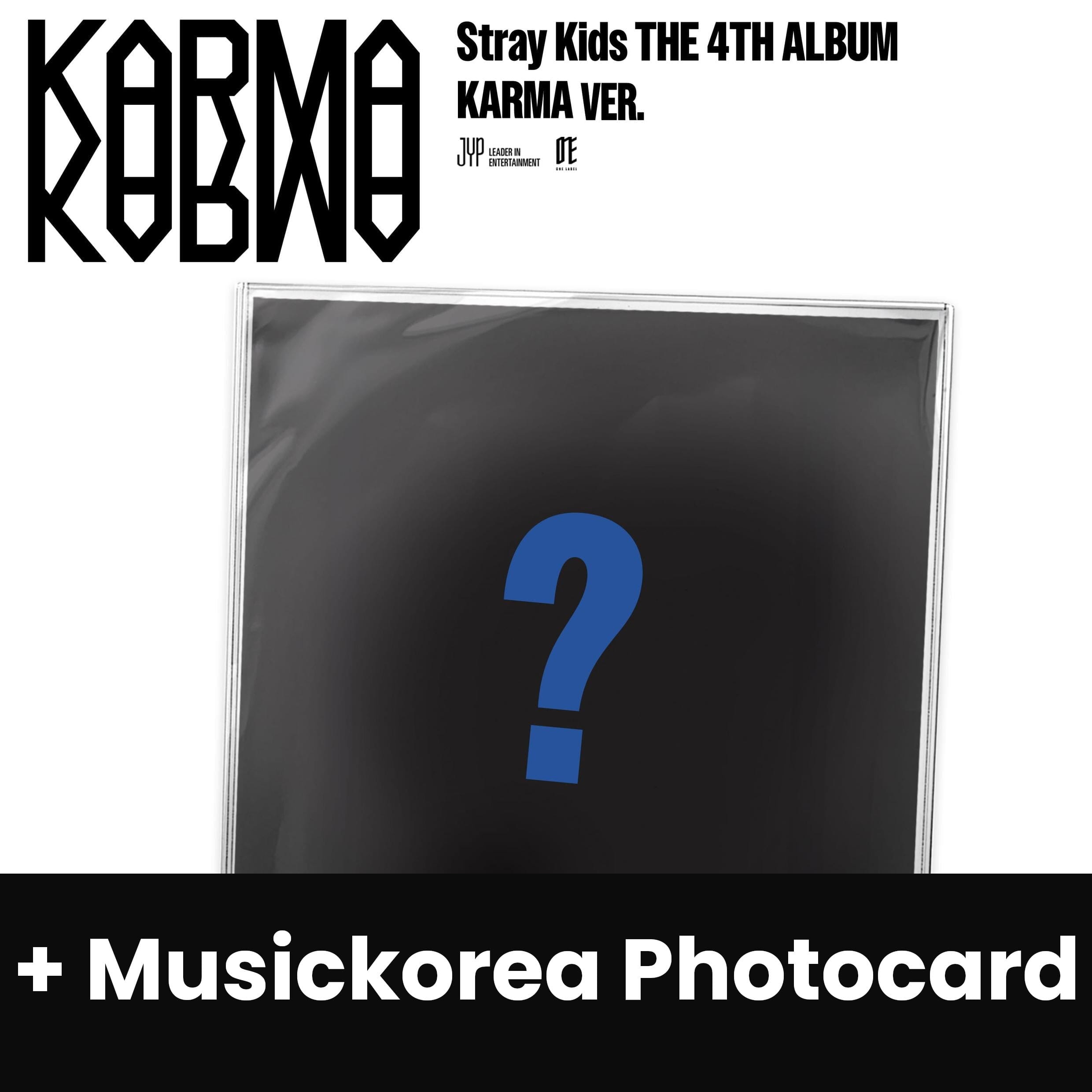 STRAY KIDS - KARMA (KARMA VER.) (LIMITED) + Musickorea Photocard Nolae
