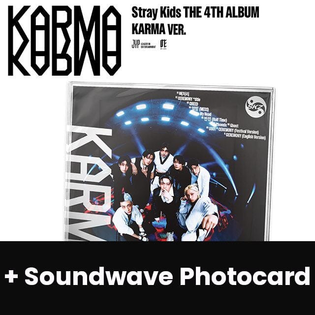 STRAY KIDS - KARMA (KARMA VER.) (LIMITED) + Soundwave Photocard Nolae