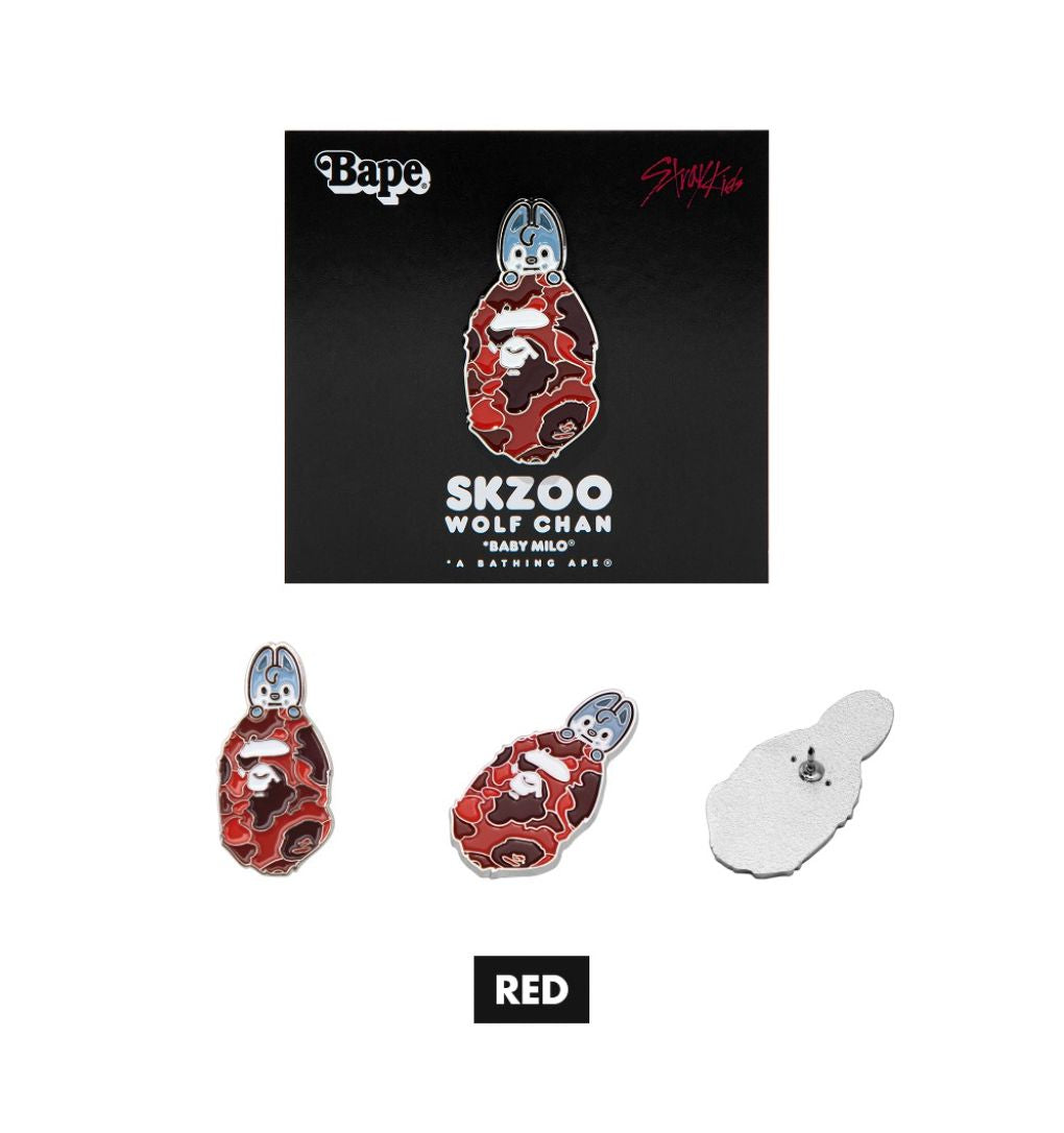 STRAY KIDS - SCRUNCHIES & METAL PINS (BAPE X STRAY KIDS MD) Nolae