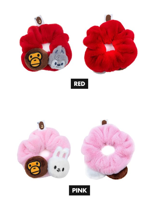 STRAY KIDS - SCRUNCHIES & METAL PINS (BAPE X STRAY KIDS MD) Nolae