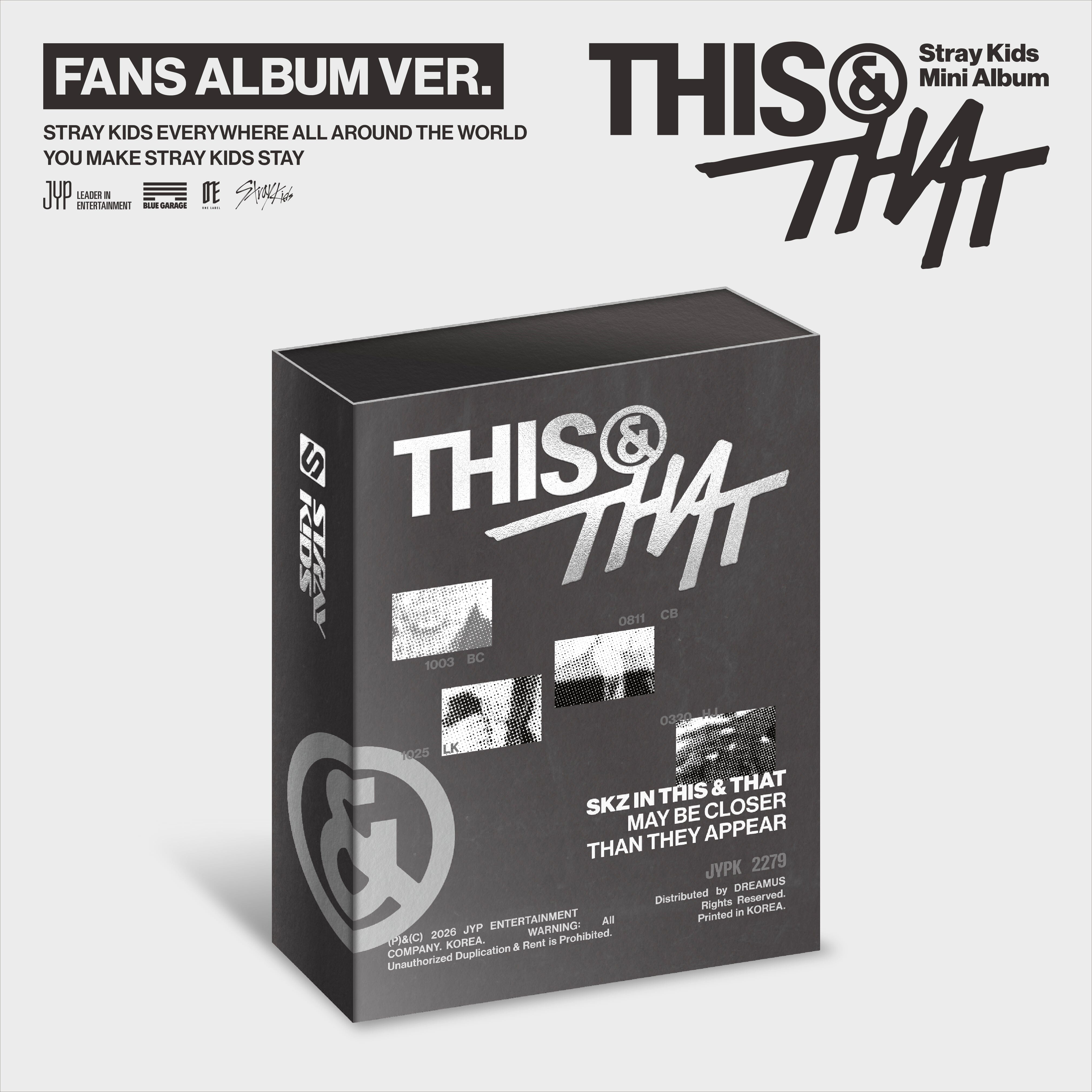 STRAY KIDS - THIS & THAT (FANS ALBUM VER.) Nolae