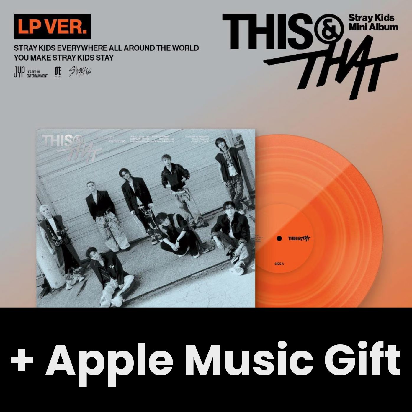 STRAY KIDS - THIS & THAT (LP VER.) (LIMITED) + Apple Music Gift