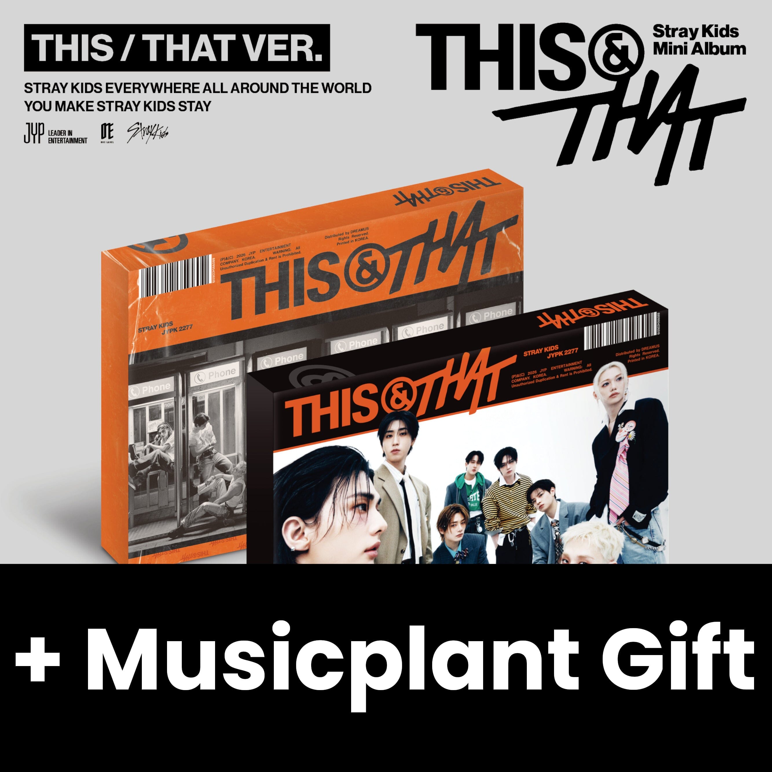 STRAY KIDS - THIS & THAT + Musicplant Gift Nolae