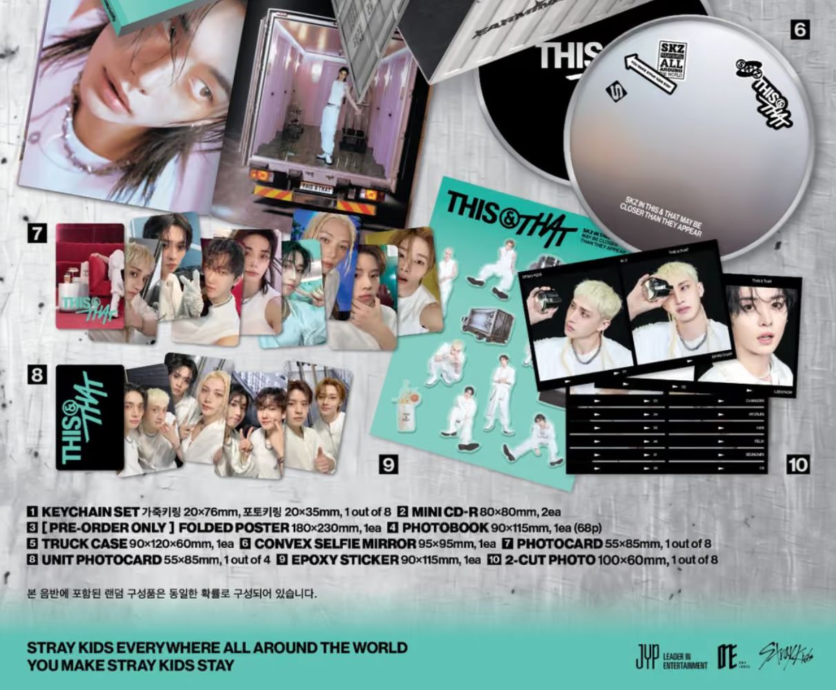 STRAY KIDS - THIS & THAT (TRUCK VER.) (LIMITED) + Apple Music Gift Nolae