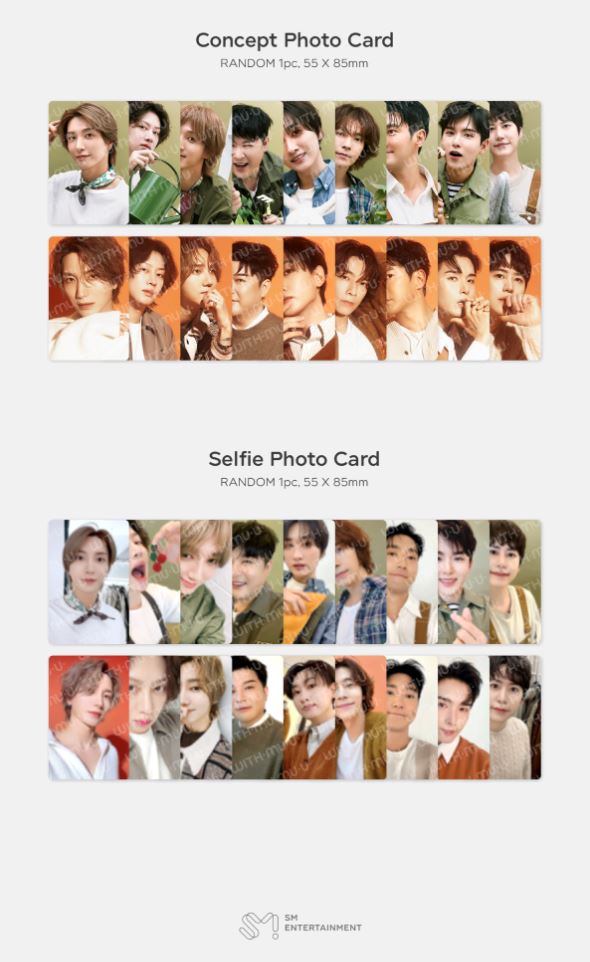 SUPER JUNIOR - RANDOM TRADING CARD SET (2024 SEASON'S GREETINGS OFFICIAL MD) Nolae