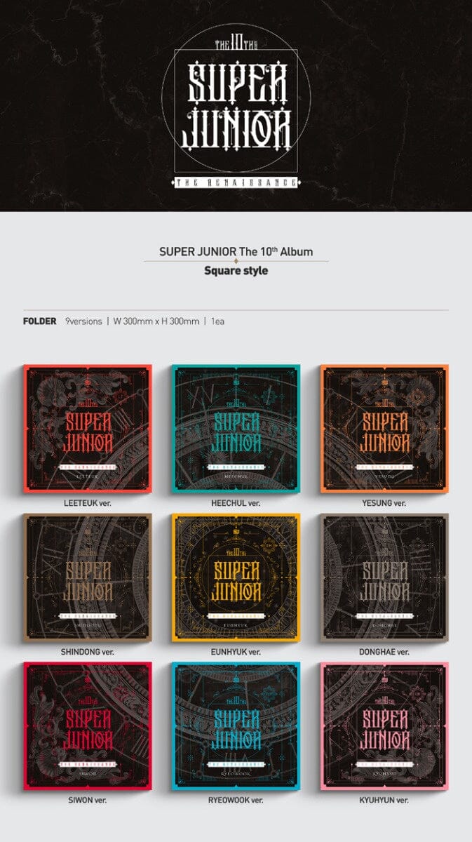 SUPER JUNIOR - Vol.10 [The Renaissance] (SQUARE Style) Nolae