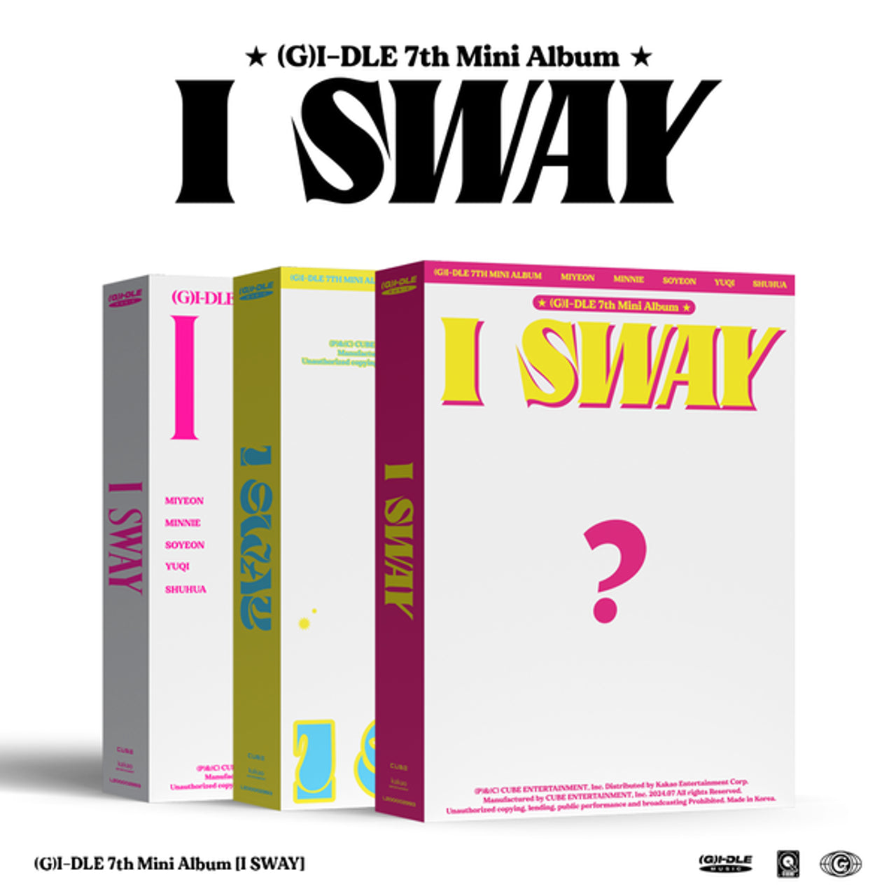 (G)I-DLE - I SWAY (7TH MINI ALBUM) + Extra Photocard