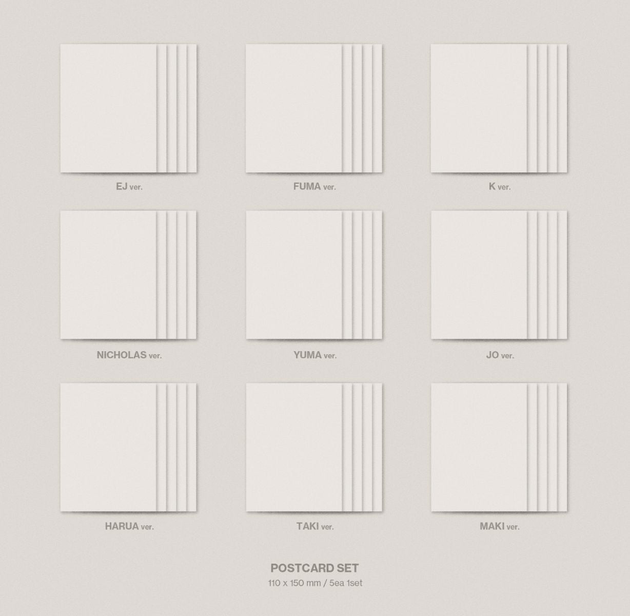 &TEAM - MARK ON ME (2ND KOREAN MINI ALBUM) (SOLO VER.) SET + EARLY-BIRD Weverse Gift Nolae