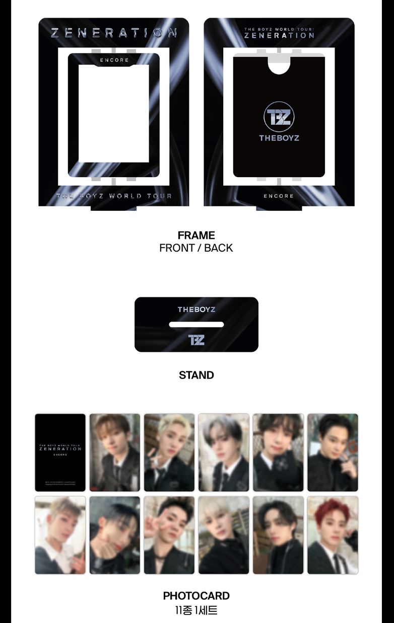 THE BOYZ - ACRYLIC PHOTO STAND (THE BOYZ WORLD TOUR : ZENERATION ENCORE MD) Nolae