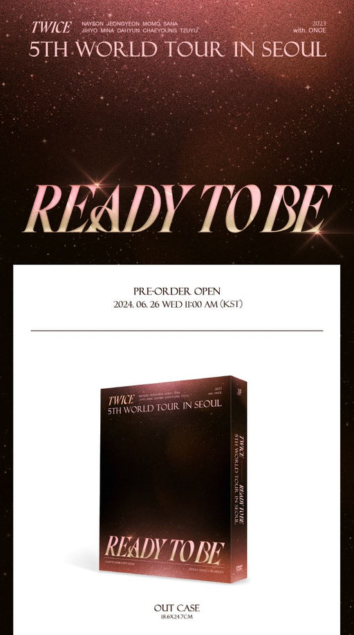 TWICE - 5TH WORLD TOUR IN SEOUL 'READY TO BE' (DVD & BLU-RAY) Nolae