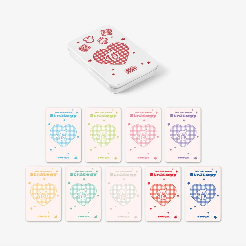 TWICE - TINCASE PHOTOCARD SET (TWICE STRATEGY POP-UP In SEOUL) Nolae