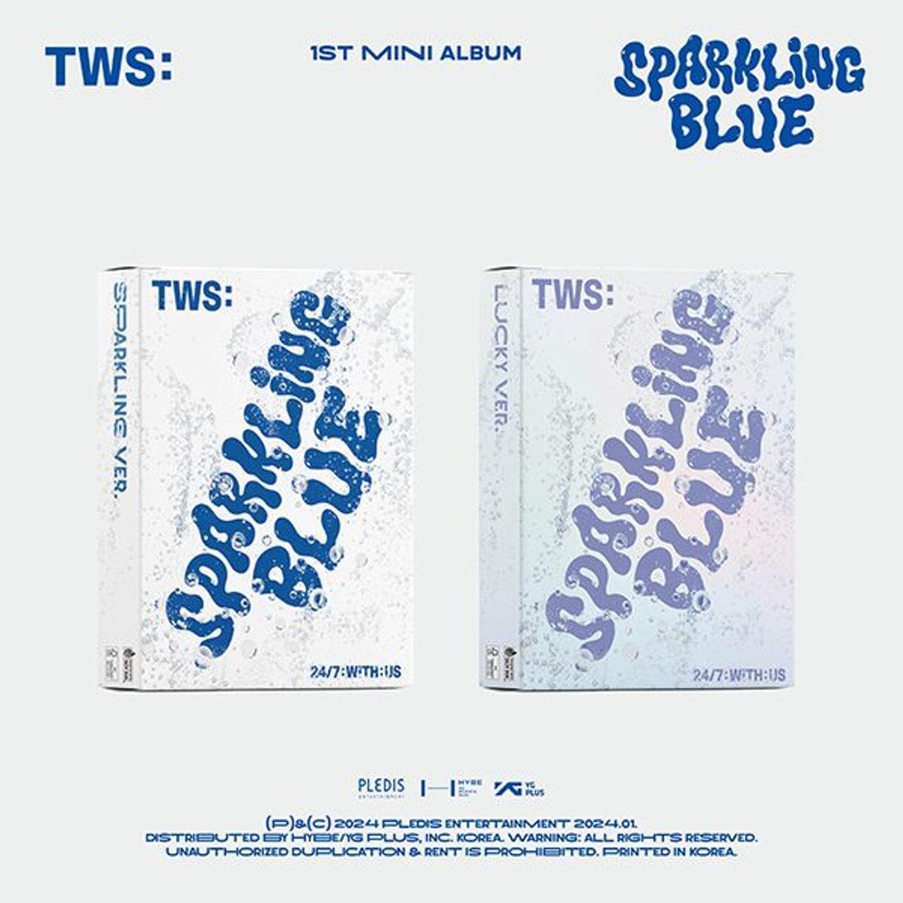 TWS - SPARKLING BLUE (1ST MINI ALBUM) 2ND LUCKY DRAW Nolae