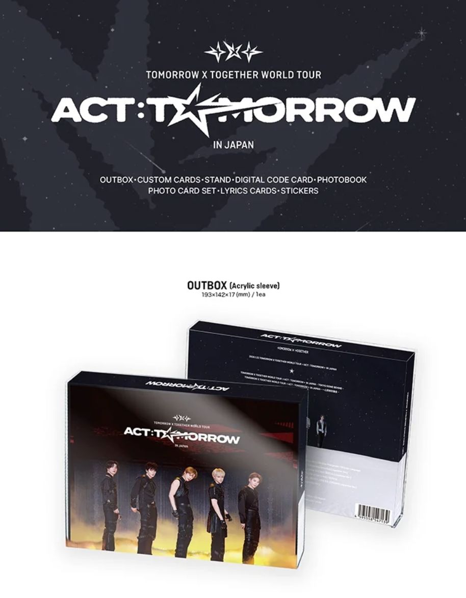 TXT - ACT : TOMORROW IN JAPAN (BLU-RAY & DIGITAL CODE) + Weverse Japan Gift Nolae