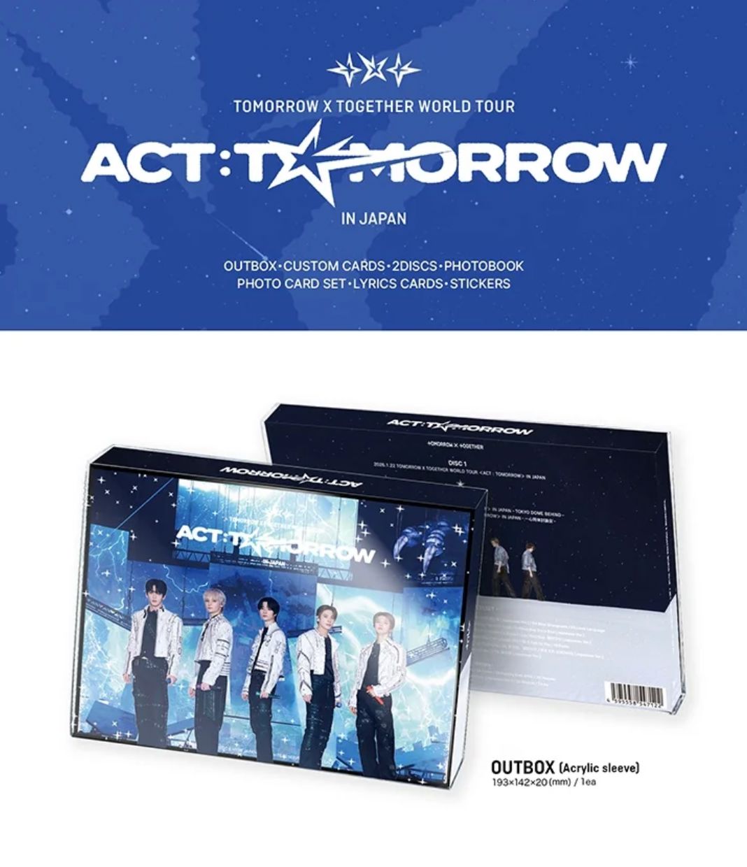 TXT - ACT : TOMORROW IN JAPAN (BLU-RAY & DIGITAL CODE) + Weverse Japan Gift Nolae