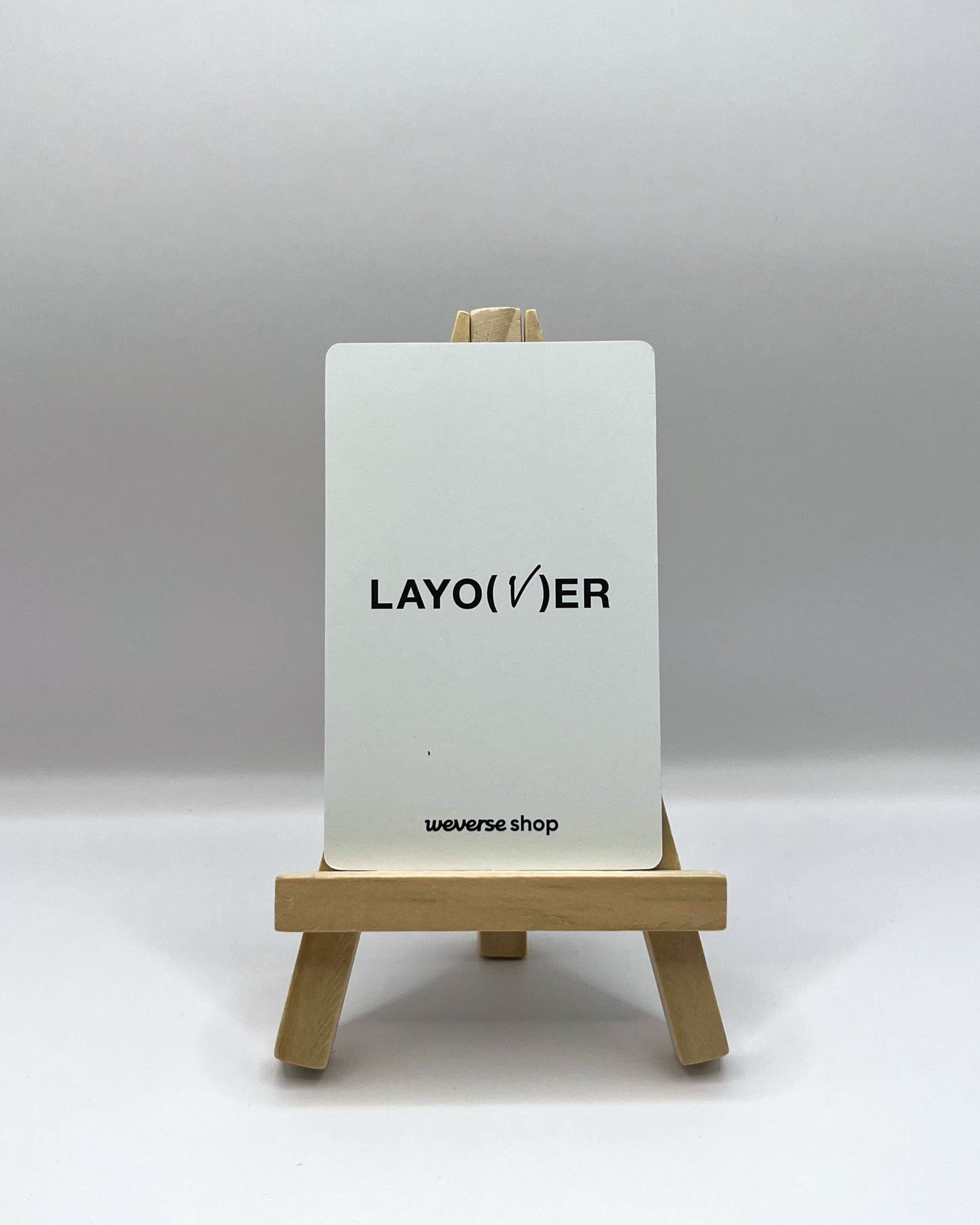 V (BTS) - LAYOVER (1ST SOLO ALBUM) - Weverse Photocard Nolae