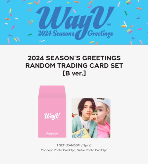 WAYV - RANDOM TRADING CARD SET (2024 SEASON'S GREETINGS OFFICIAL MD) Nolae