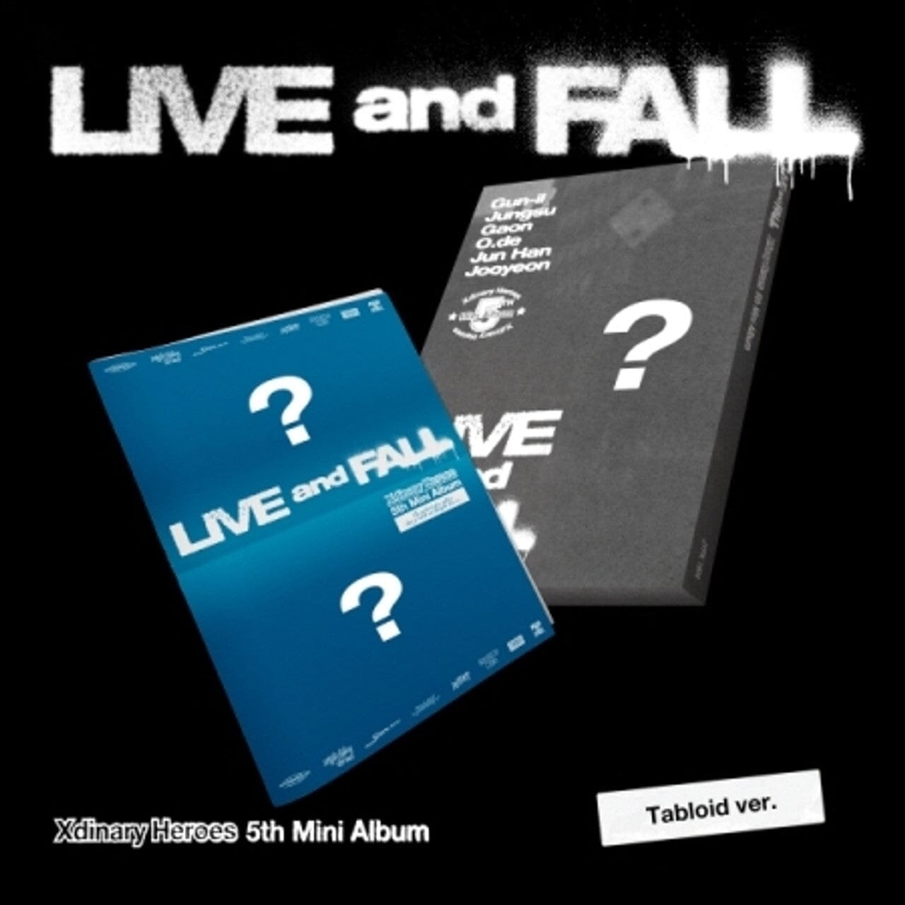 XDINARY HEROES - LIVE AND FALL (TABLOID VER.) Nolae