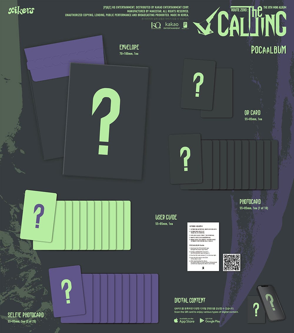 XIKERS - ROUTE ZERO : THE CALLING (POCAALBUM VER.) Nolae