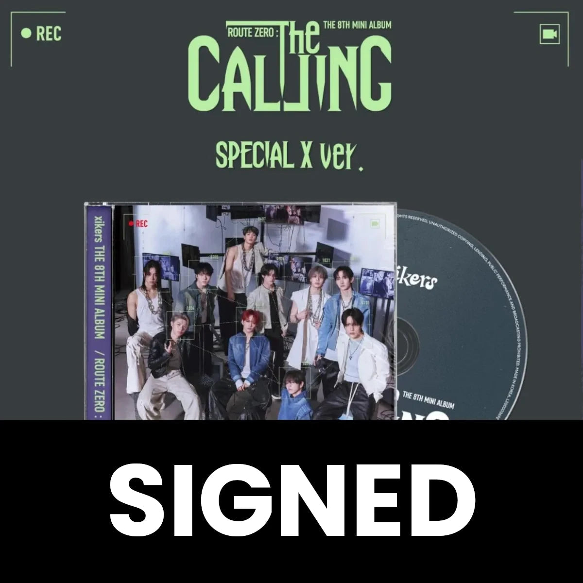 XIKERS - ROUTE ZERO : THE CALLING (SPECIAL X VER.) (SIGNED) Nolae