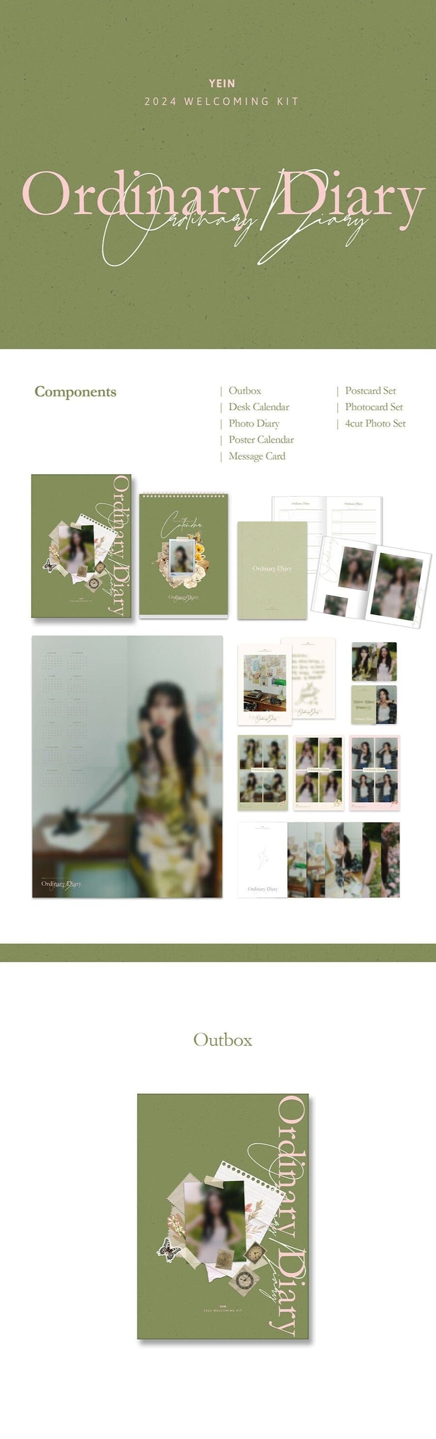 YEIN - 2024 SEASON´S GREETINGS "ORDINARY DIARY" Nolae