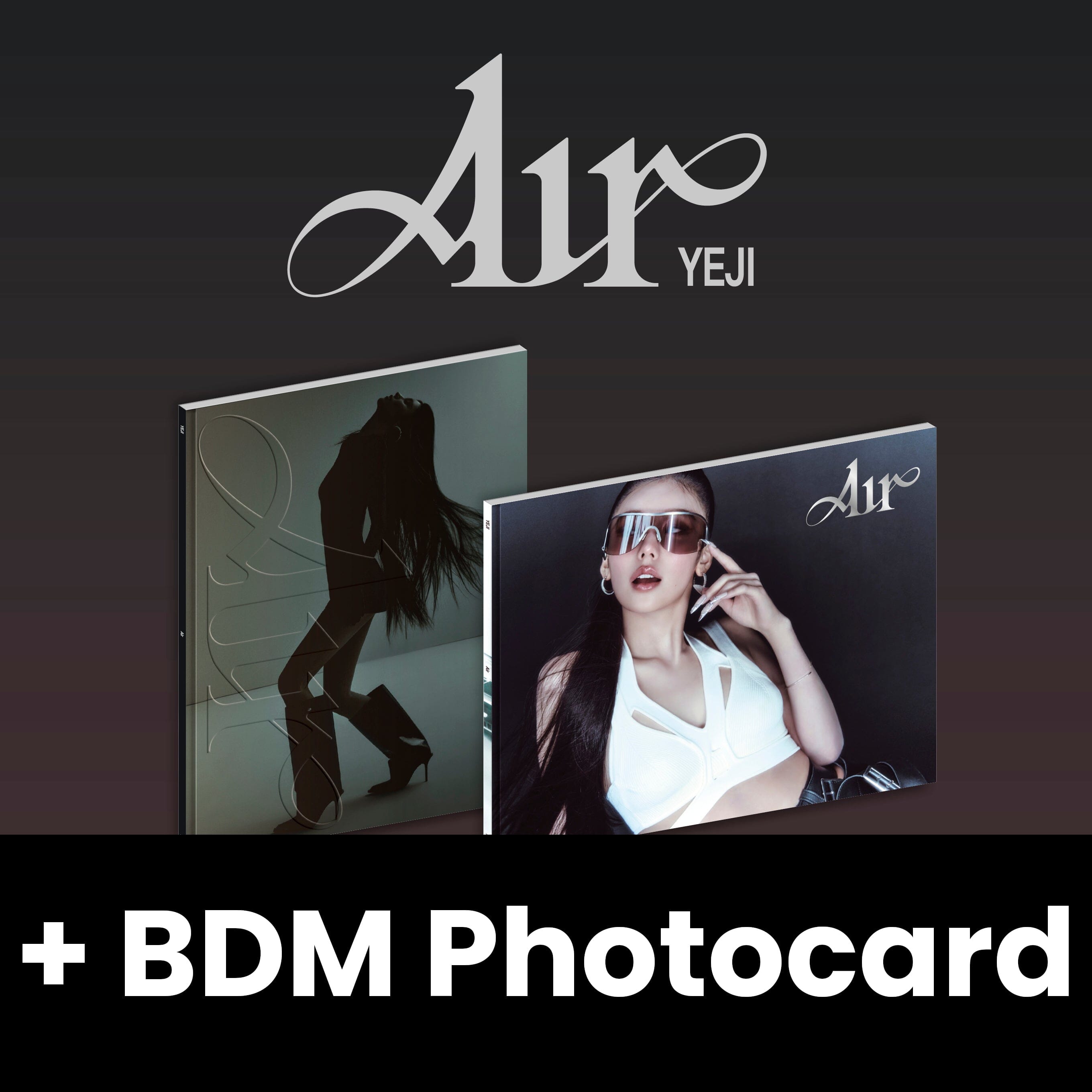 YEJI (ITZY) - AIR (PHOTOBOOK VER.) + BDM Photocard Nolae