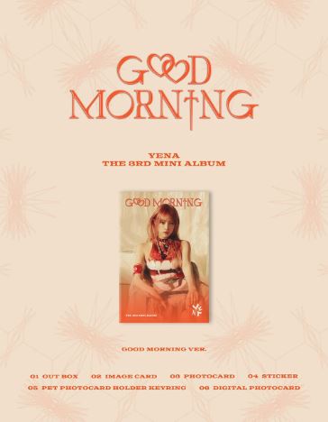 YENA - GOOD MORNING (3RD MINI ALBUM) PLVE VER. Nolae