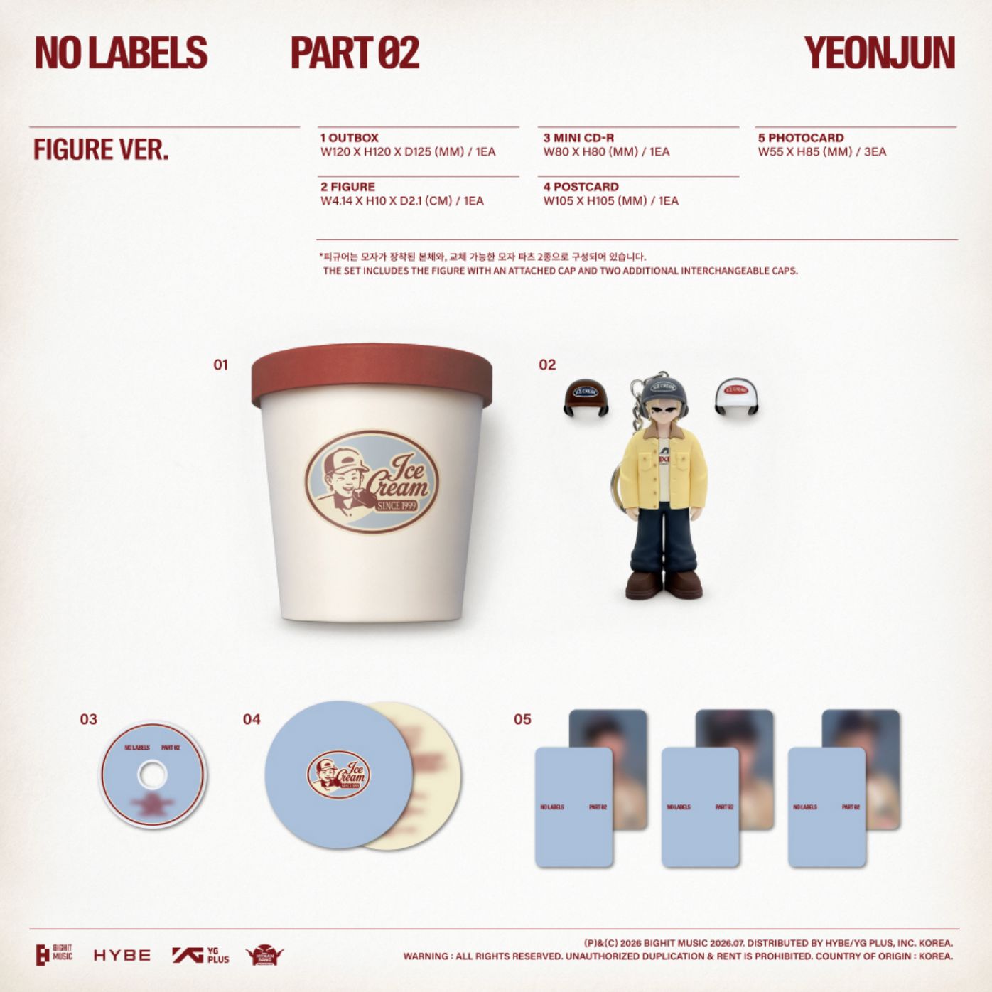 YEONJUN (TXT) - NO LABELS: PART 02 (FIGURE VER.) Nolae