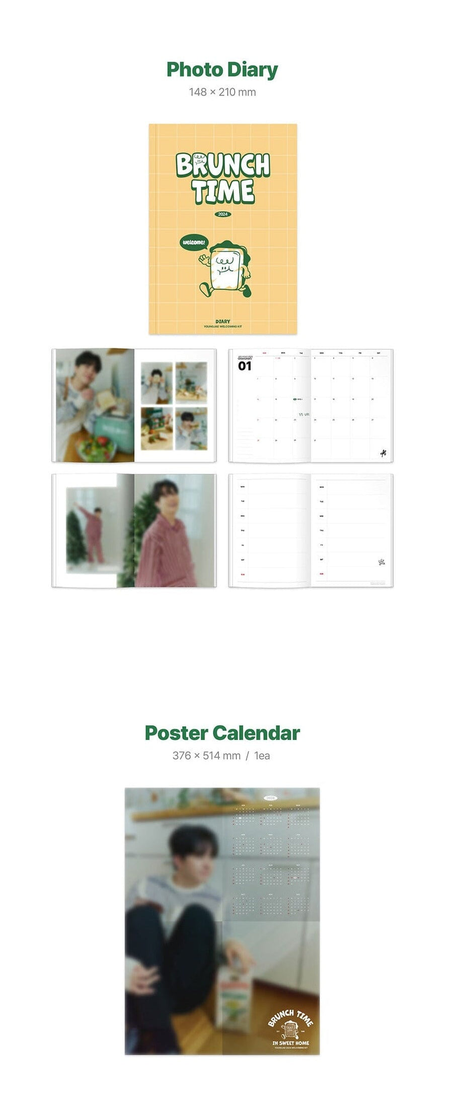 YOUNGJAE 2024 SEASON´S GREETINGS "BRUNCH TIME" — Nolae