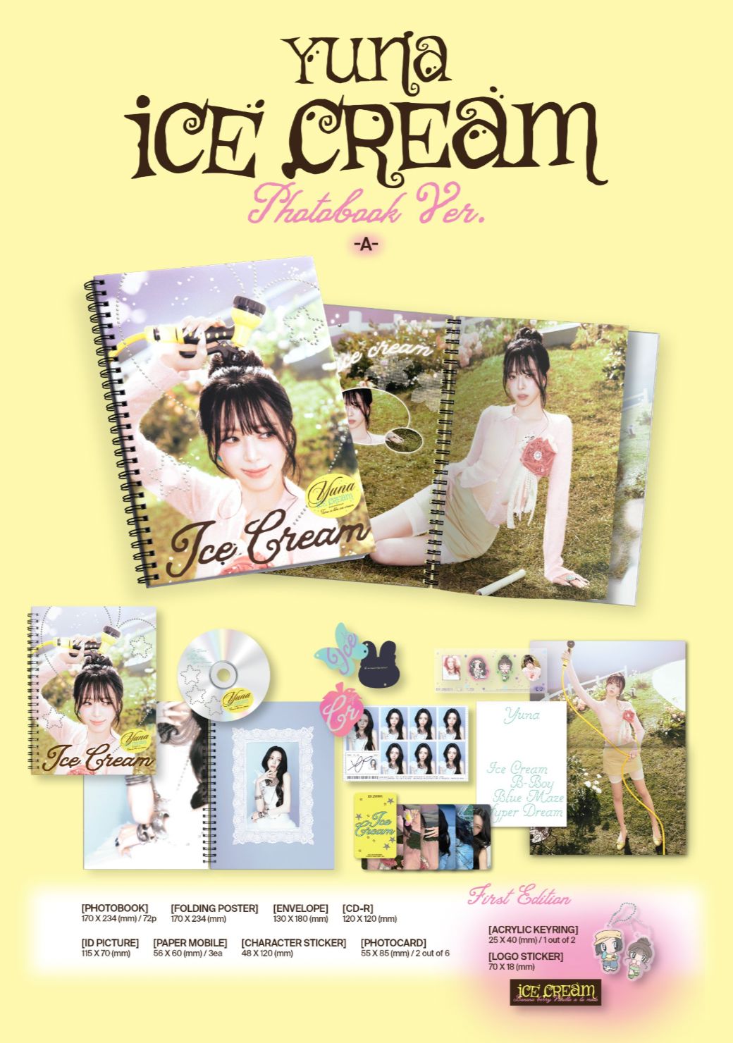 YUNA (ITZY) - ICE CREAM (PHOTOBOOK VER.) Nolae
