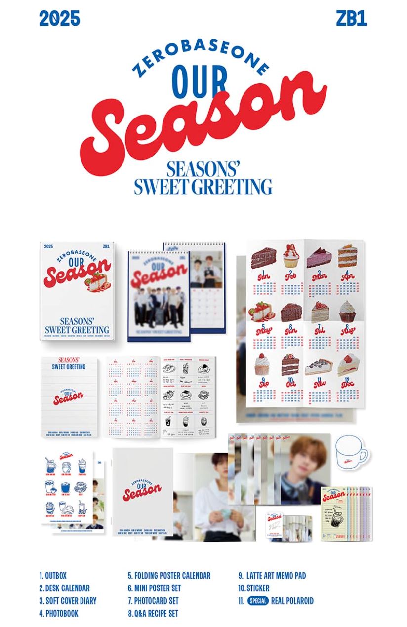 ZB1 - 2025 SEASON'S GREETINGS (OUR SEASON : SEASONS' SWEET GREETING) Nolae