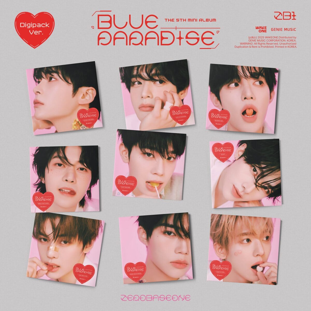 ZB1 - BLUE PARADISE (DIGIPACK VER.) Nolae