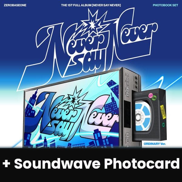 ZB1 - NEVER SAY NEVER (PHOTOBOOK VER.) + Soundwave Photocard