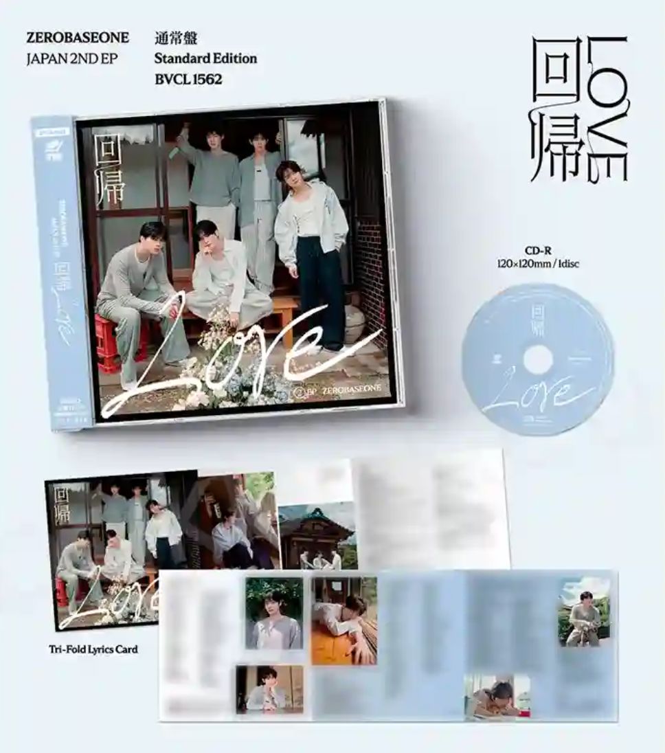 ZB1 - RETURN TO LOVE (JAPAN 2ND EP ALBUM) + HMV Gift Nolae