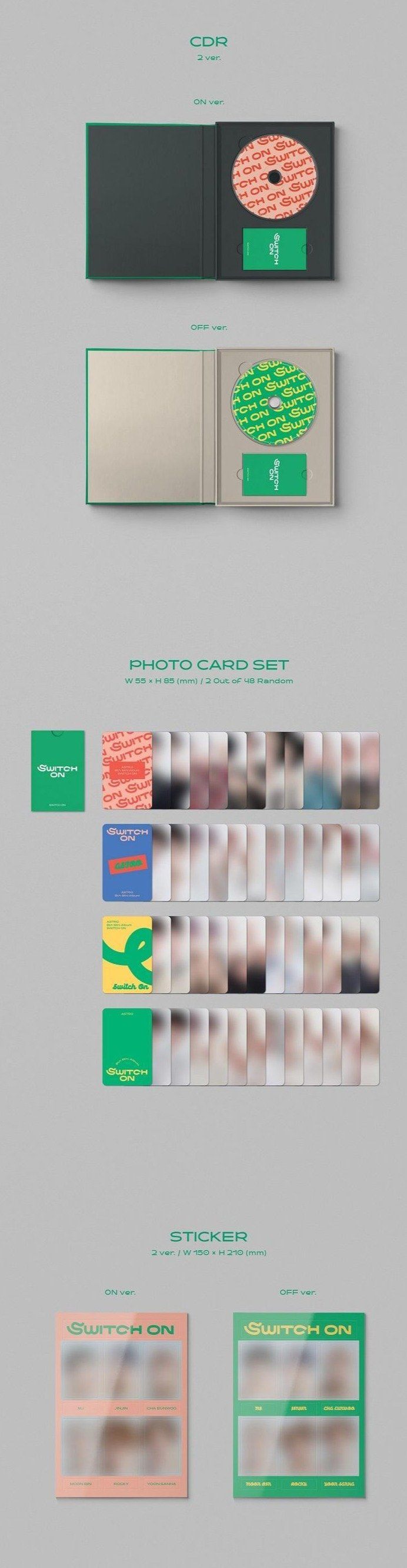 ASTRO Switch on ユンサナセット ASTRO - SWITCH ON (8º mini álbum)
