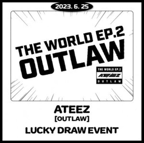 ATEEZ - THE WORLD EP.2 OUTLAW [LUCKY DRAW] Soundwave Nolae Kpop