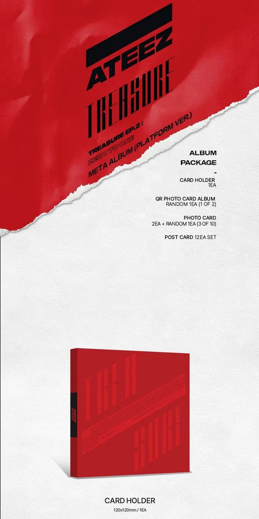 ATEEZ - TREASURE EP SERIES: EP2 Zero to One (Platform Ver.) Nolae Kpop